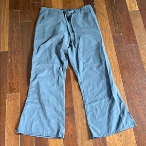 Cherokee Draw String Charcoal Gray Scrub Pants